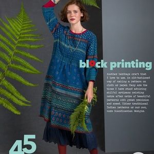 Gudrun Sjoden Madam Indigo Dress, Small, Blues.